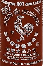 logo for bottle of Rooster Sauce (?)