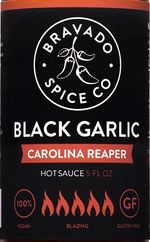 logo for bottle of Black Garlic Carolina Reaper