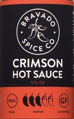 logo for bottle of Crimson Hot Sauce
