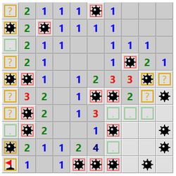 screenshot of minesweeper