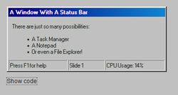 retro windows UI