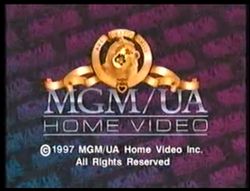 typical mgm logo roll from beginning of vhs movie
